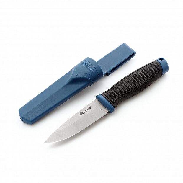 Нож Ganzo G806 черный c синим, G806-BL - 2