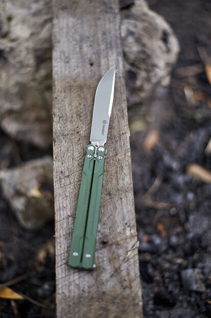 Нож-бабочка Ganzo G766-GR, зеленый - 7