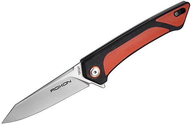Нож складной Roxon K2, Sandvik Steel 12C27, оранжевый, K2-12C27-OR - 3