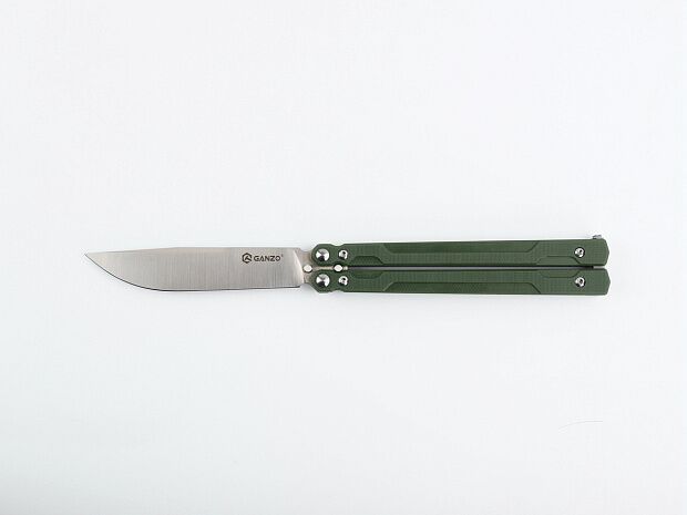 Нож-бабочка Ganzo G766-GR, зеленый - 3